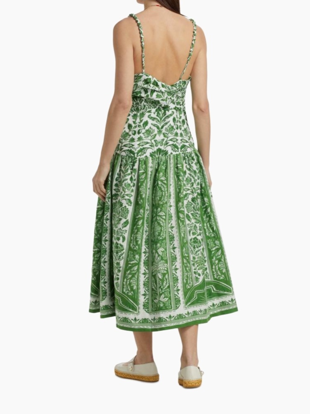 NWT Farm Rio Delicate Tapestry Linen Midi-Dress - Picture 4 of 7